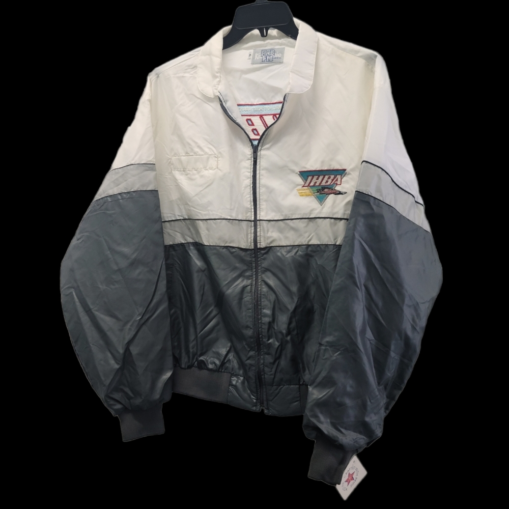 Unisex vintage IHBA & drag boat racing bomber jacket XL MADE IN U.S.A
